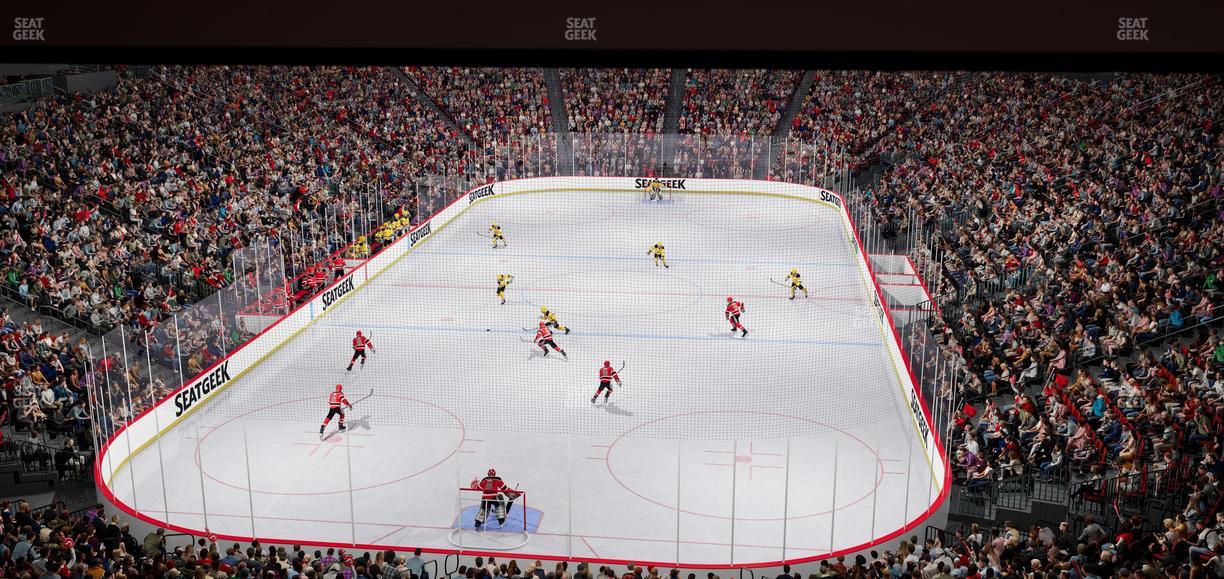 Prudential Center - Section Restaurant Ledge 3 Seat View