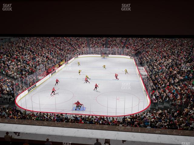 Prudential Center - Section Restaurant Ledge 3 Seat View