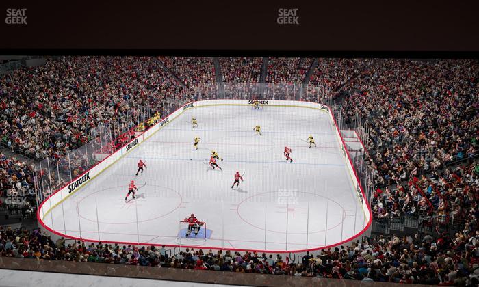 Prudential Center - Section Restaurant Ledge 3 Seat View