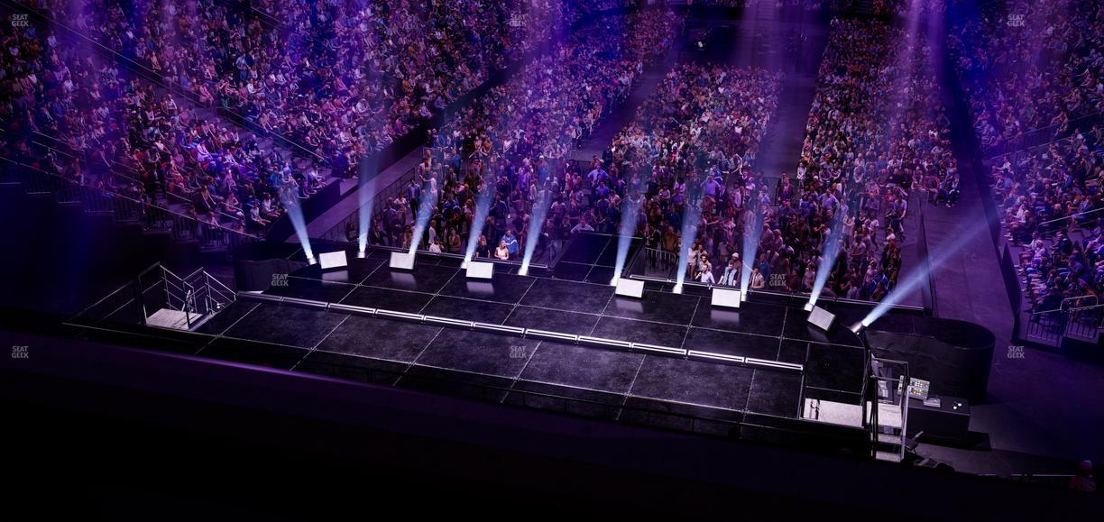 Prudential Center - Section Restaurant Ledge 3 Seat View