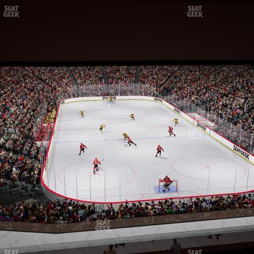 Prudential Center - Section Restaurant Ledge 4 Seat View