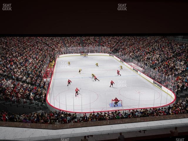 Prudential Center - Section Restaurant Ledge 4 Seat View