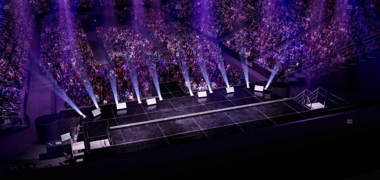 Prudential Center - Section Restaurant Ledge 4 Seat View