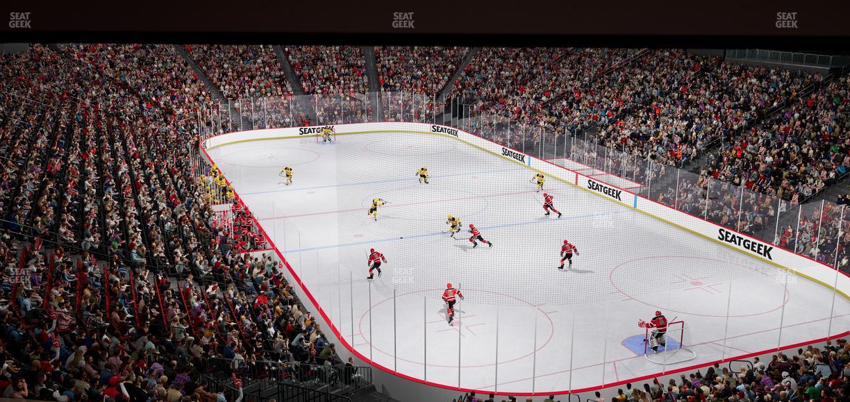 Prudential Center - Section Restaurant Ledge 5 Seat View