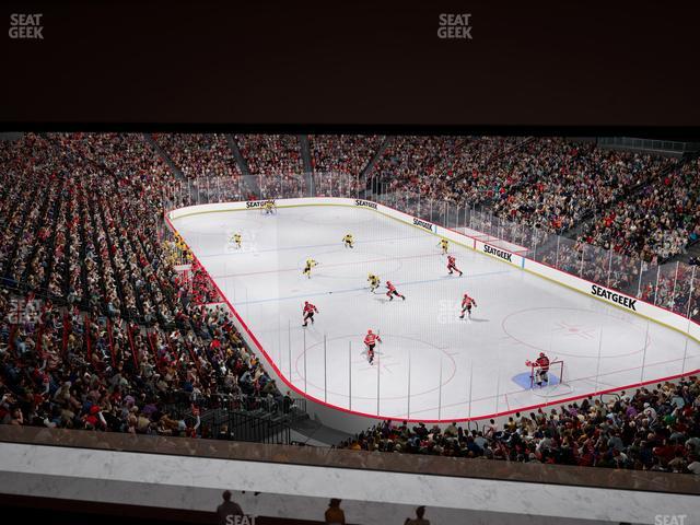 Prudential Center - Section Restaurant Ledge 5 Seat View