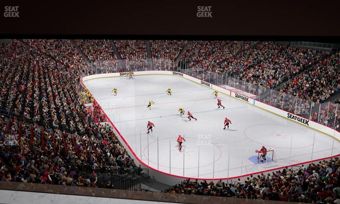 Prudential Center - Section Restaurant Ledge 5 Seat View