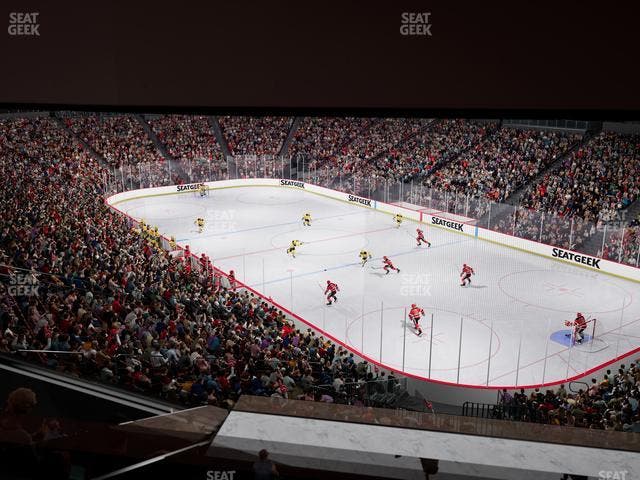 Prudential Center - Section Restaurant Ledge 6 Seat View