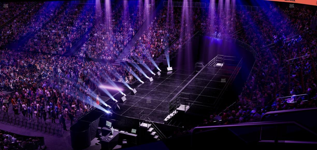 Prudential Center - Section Restaurant Ledge 6 Seat View