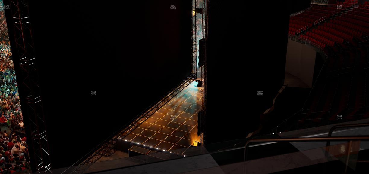 Prudential Center - Section Restaurant Ledge 6 Seat View