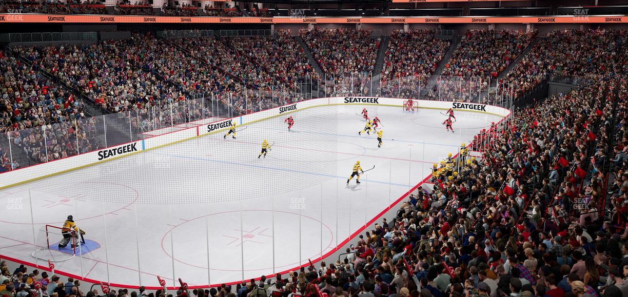 Prudential Center - Section Studio Suite 4 B Seat View