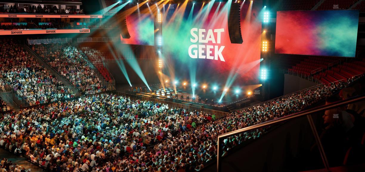 Prudential Center - Section Suite 107 Seat View