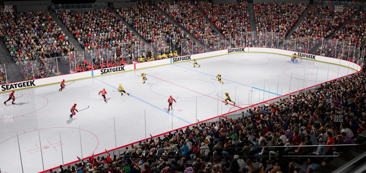 Prudential Center - Section Suite 124 Seat View