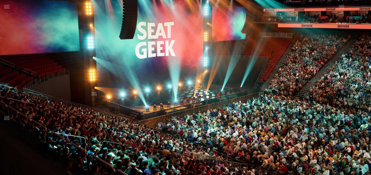 Prudential Center - Section Suite 133 Seat View