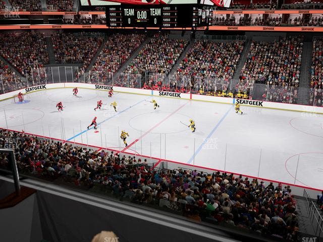 Prudential Center - Section Suite 134 Seat View