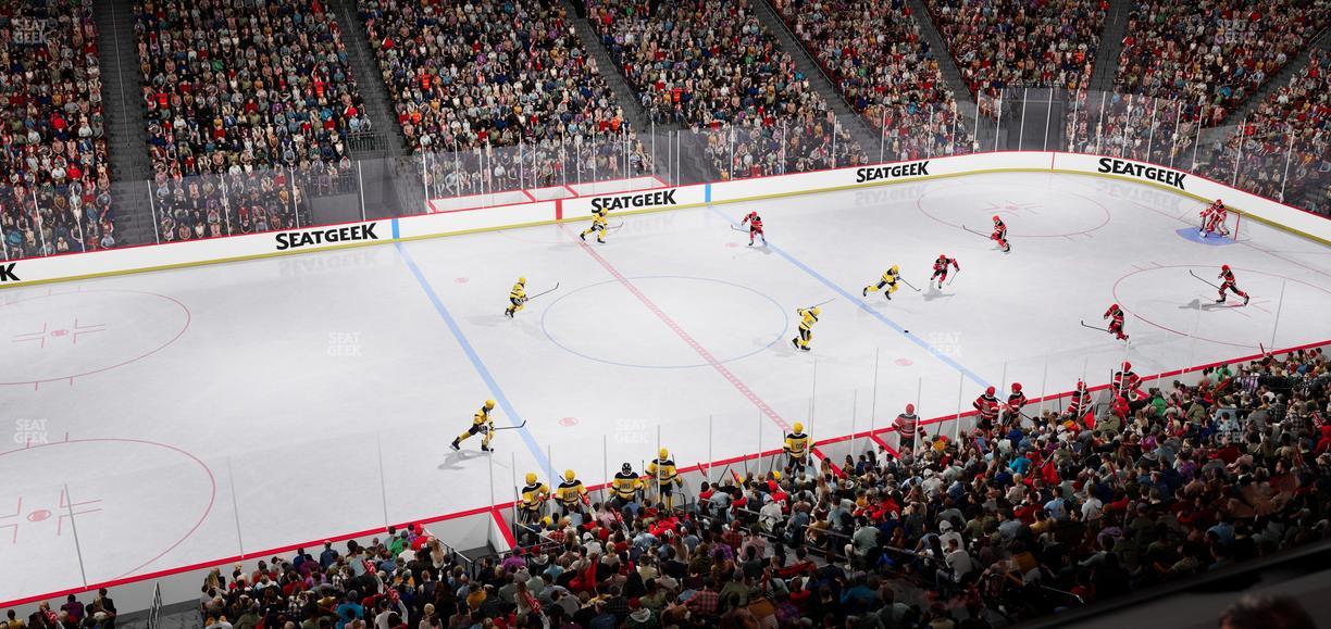 Prudential Center - Section Verizon Lounge 33 Seat View