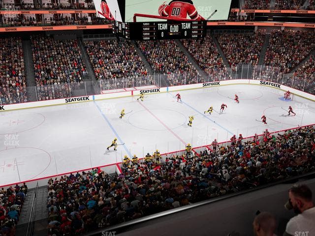 Prudential Center - Section Verizon Lounge 33 Seat View