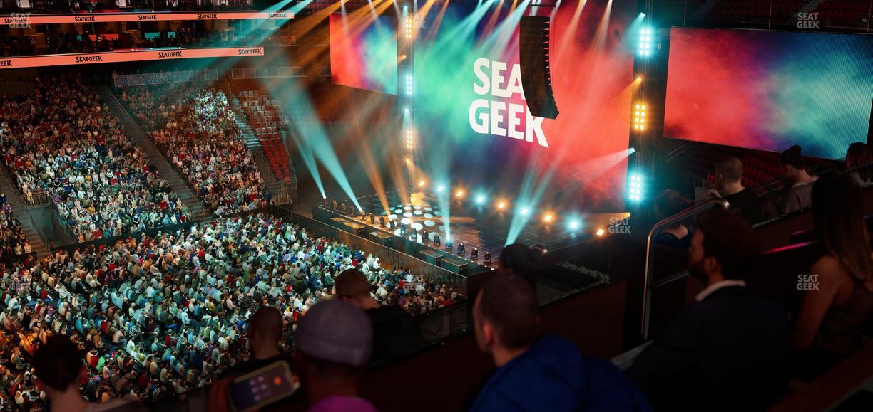 Prudential Center - Section Verizon Lounge 34 Seat View