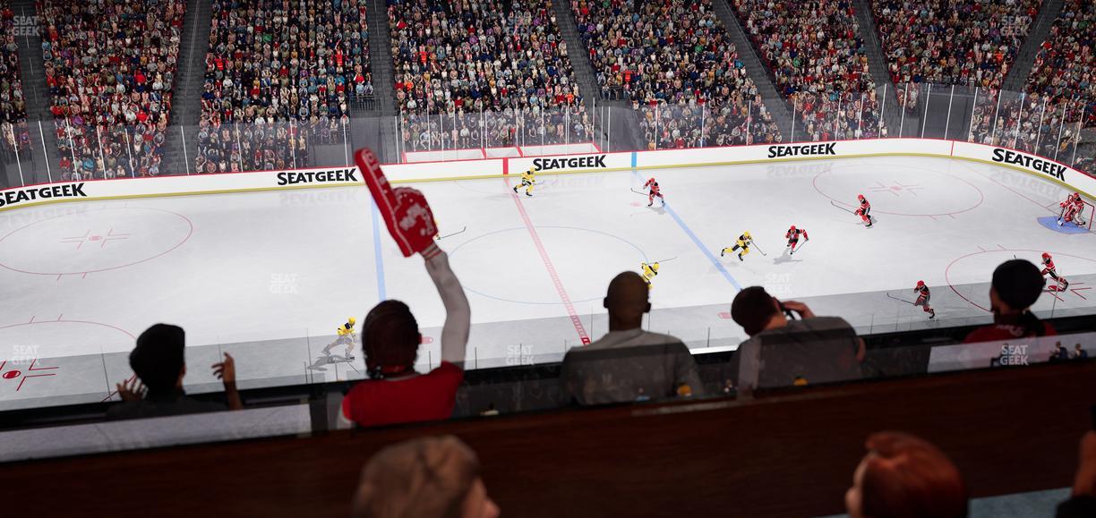 Prudential Center - Section Verizon Lounge 34 Seat View