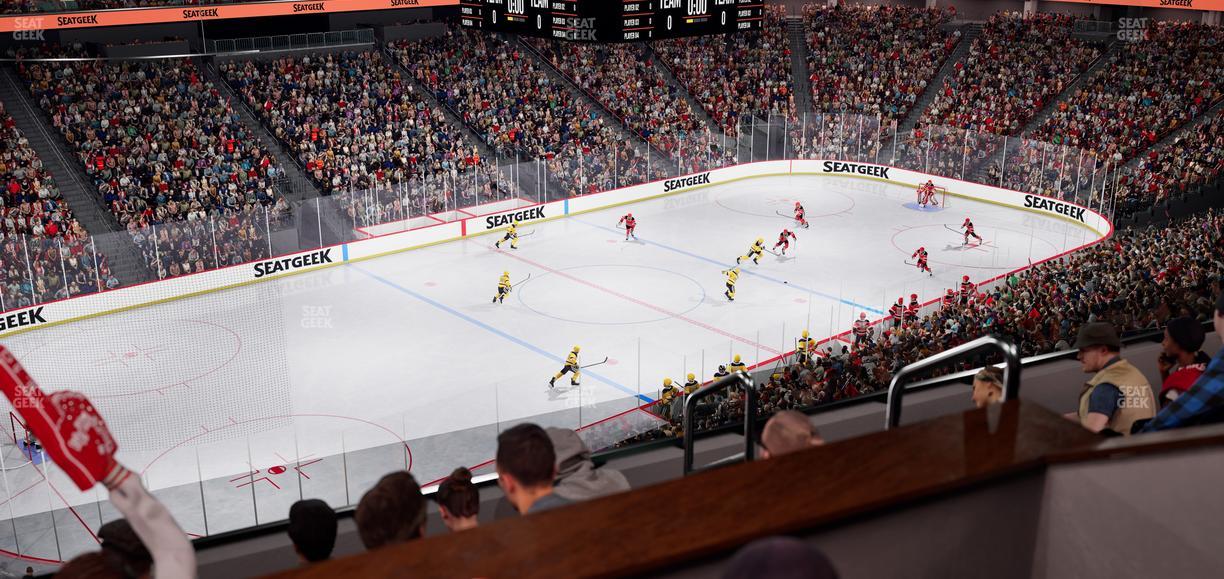 Prudential Center - Section Verizon Lounge Box 1 Seat View