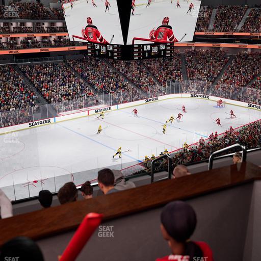 Prudential Center - Section Verizon Lounge Box 1 Seat View