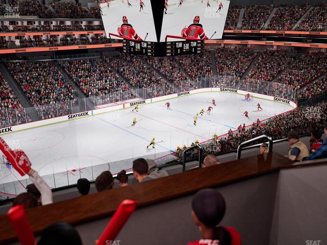 Prudential Center - Section Verizon Lounge Box 1 Seat View