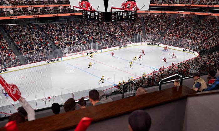 Prudential Center - Section Verizon Lounge Box 1 Seat View