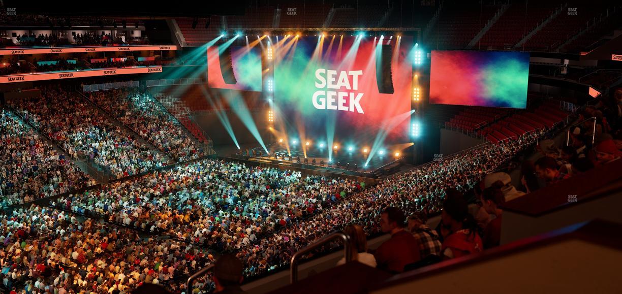 Prudential Center - Section Verizon Lounge Box 1 Seat View