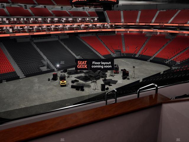 Prudential Center - Section Verizon Lounge Box 1 Seat View