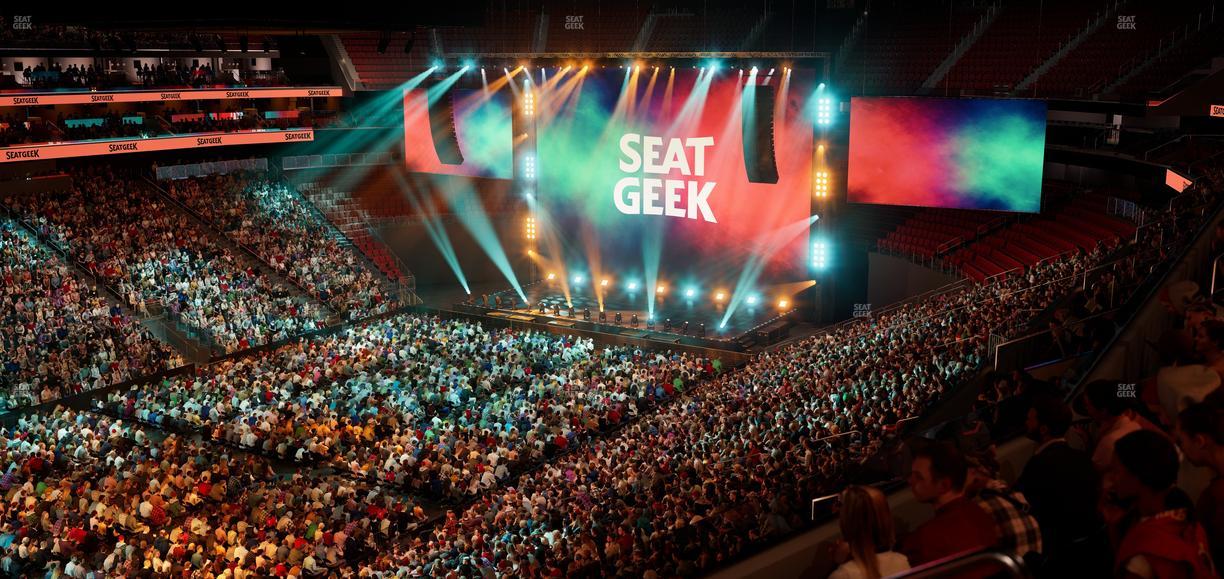 Prudential Center - Section Verizon Lounge Box 1 Seat View
