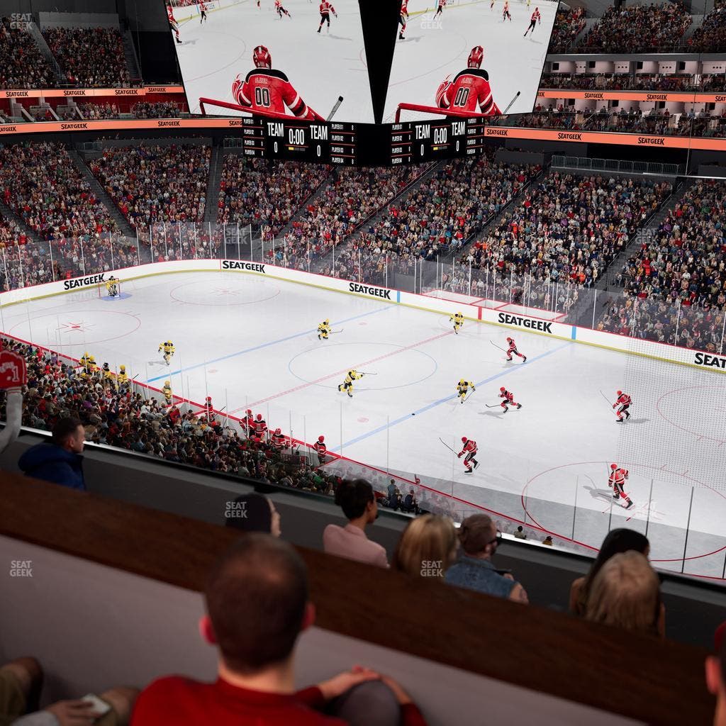 Prudential Center - Section Verizon Lounge Box 10 Seat View