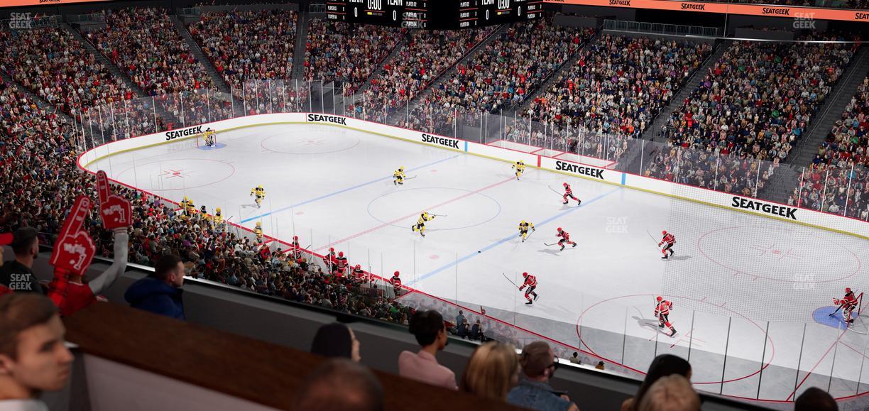 Prudential Center - Section Verizon Lounge Box 10 Seat View