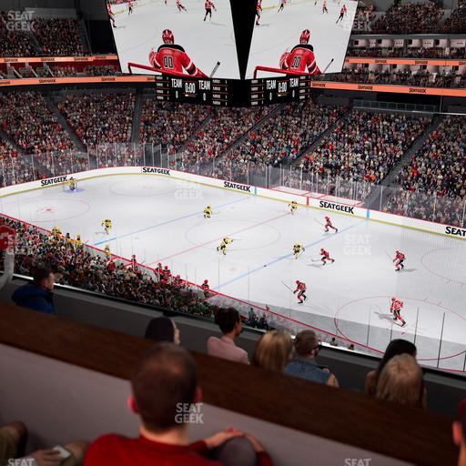 Prudential Center - Section Verizon Lounge Box 10 Seat View