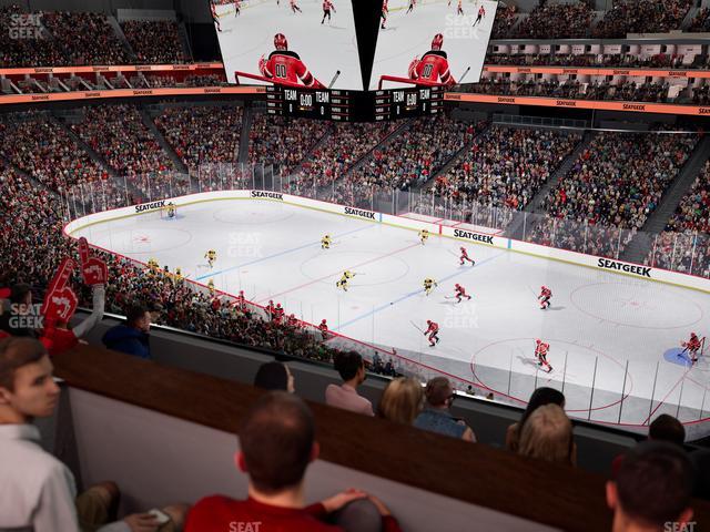 Prudential Center - Section Verizon Lounge Box 10 Seat View