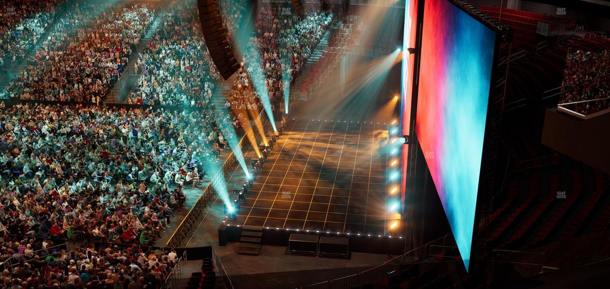 Prudential Center - Section Verizon Lounge Box 10 Seat View