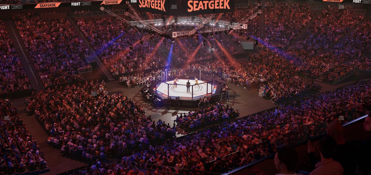 Prudential Center - Section Verizon Lounge Box 2 Seat View