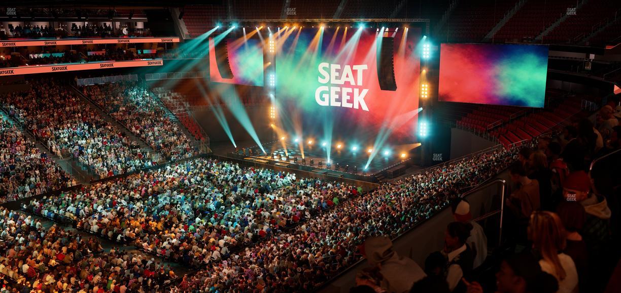 Prudential Center - Section Verizon Lounge Box 2 Seat View