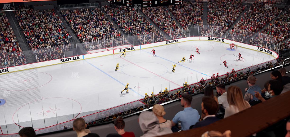 Prudential Center - Section Verizon Lounge Box 2 Seat View