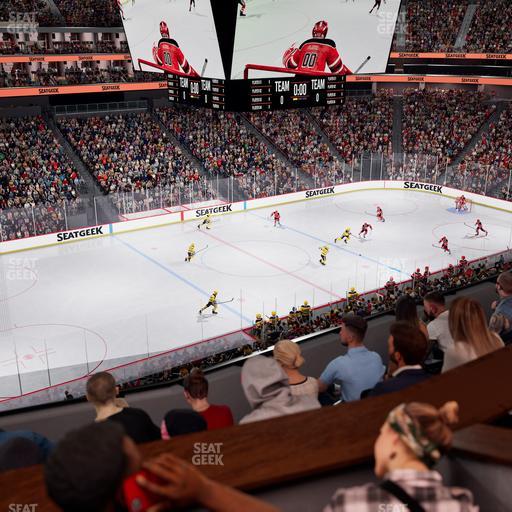 Prudential Center - Section Verizon Lounge Box 2 Seat View