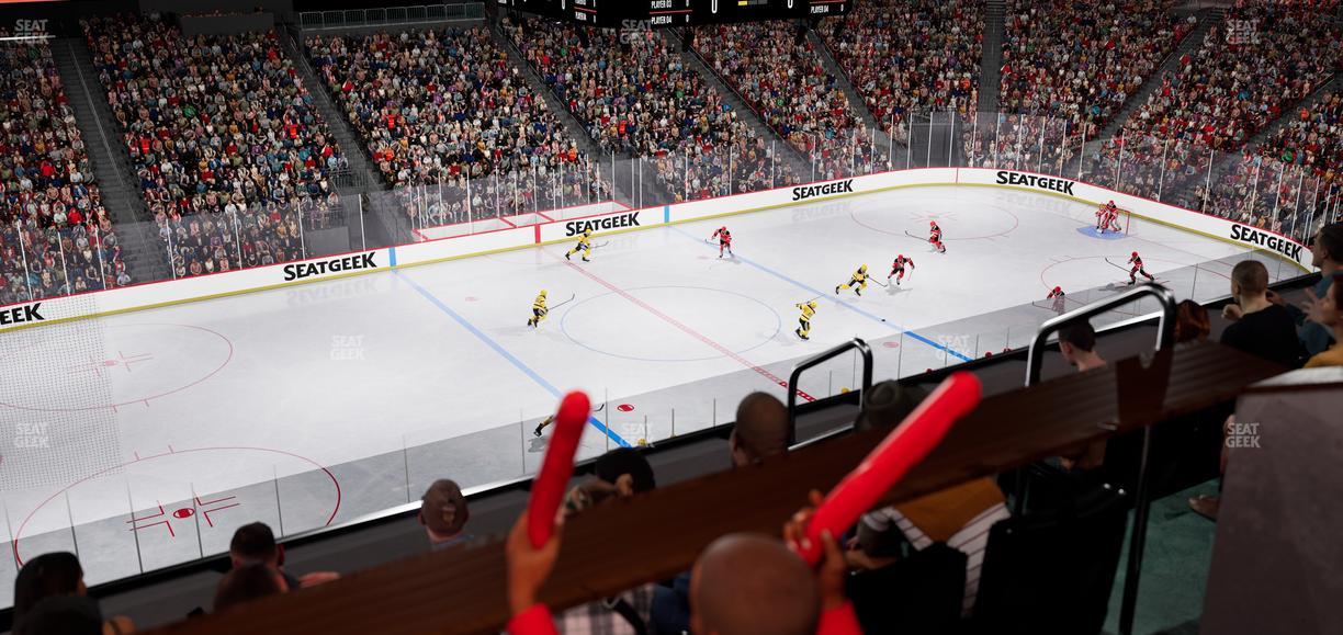 Prudential Center - Section Verizon Lounge Box 3 Seat View