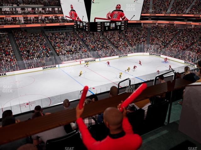 Prudential Center - Section Verizon Lounge Box 3 Seat View