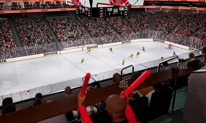 Prudential Center - Section Verizon Lounge Box 3 Seat View