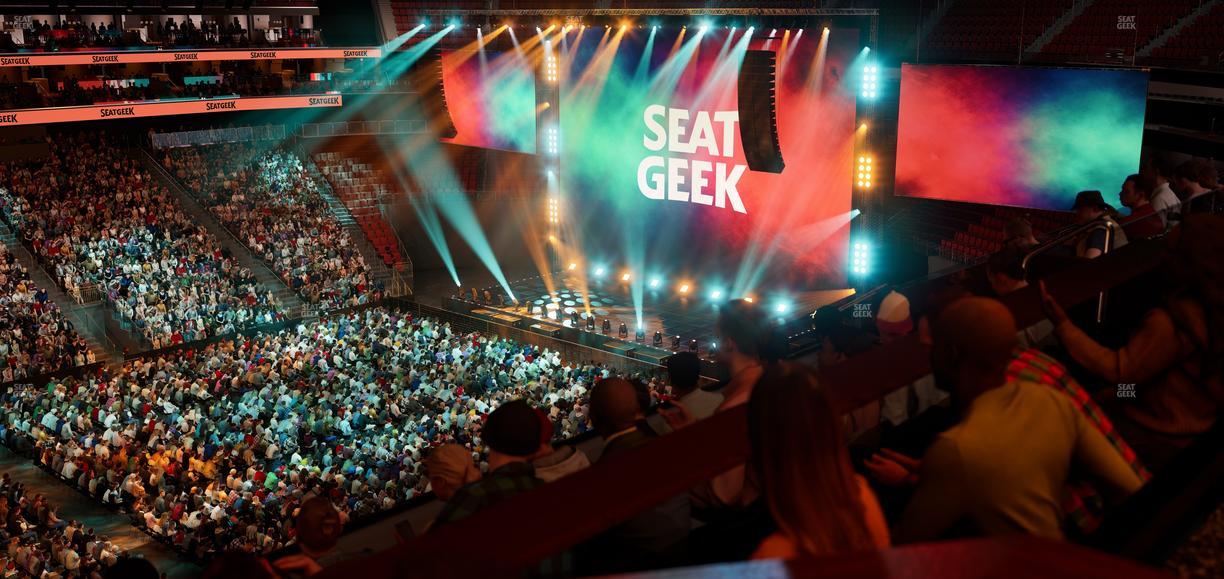 Prudential Center - Section Verizon Lounge Box 4 Seat View
