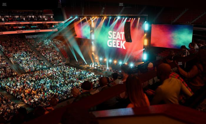 Prudential Center - Section Verizon Lounge Box 4 Seat View