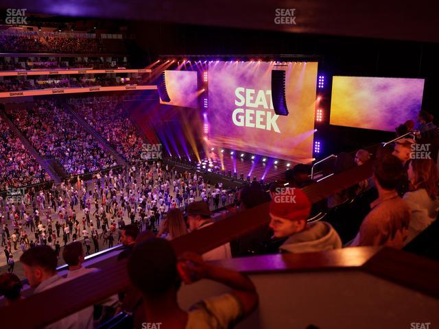 Prudential Center - Section Verizon Lounge Box 4 Seat View