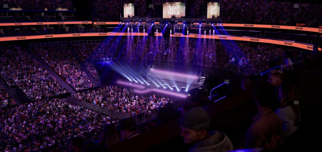 Prudential Center - Section Verizon Lounge Box 4 Seat View