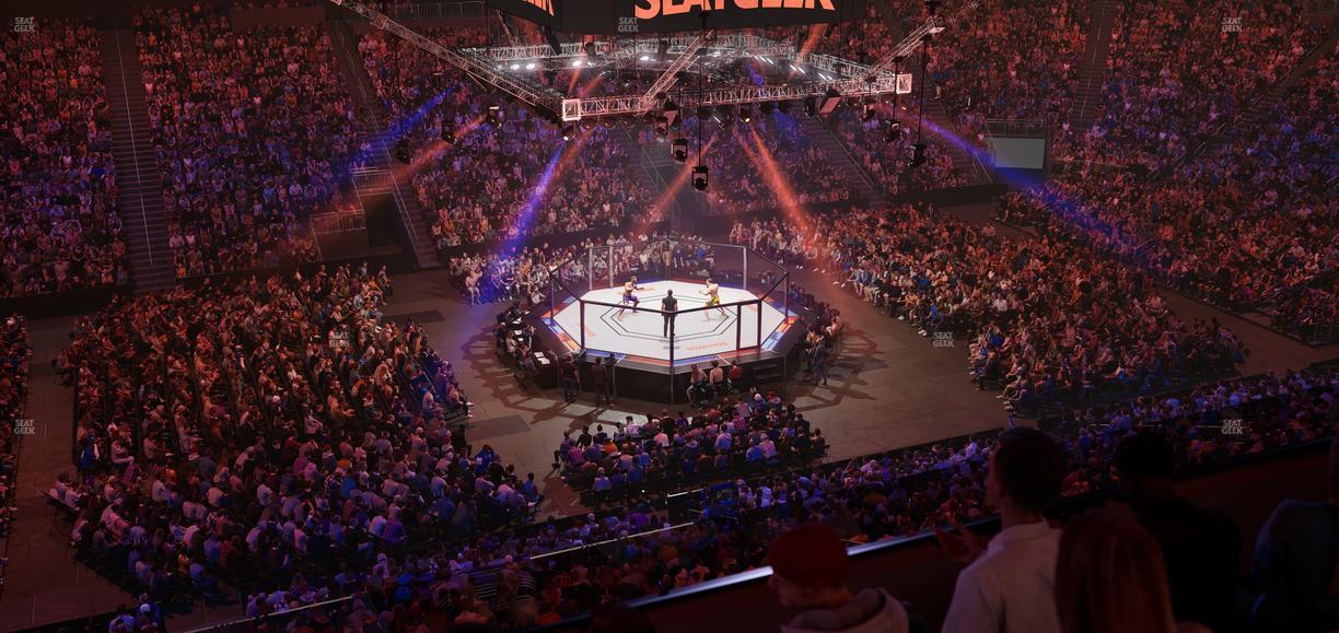 Prudential Center - Section Verizon Lounge Box 4 Seat View