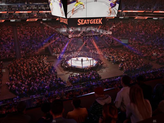Prudential Center - Section Verizon Lounge Box 4 Seat View