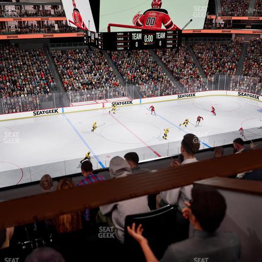 Prudential Center - Section Verizon Lounge Box 4 Seat View