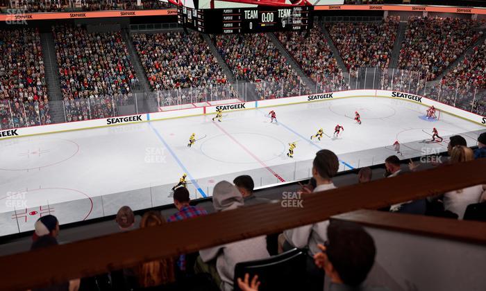 Prudential Center - Section Verizon Lounge Box 4 Seat View