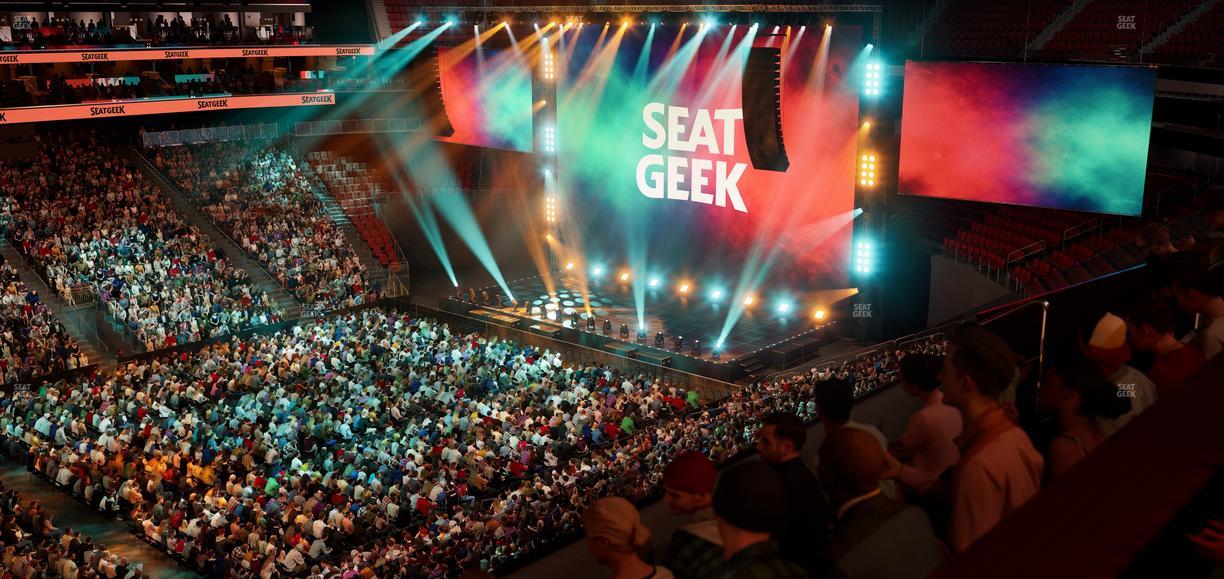 Prudential Center - Section Verizon Lounge Box 4 Seat View